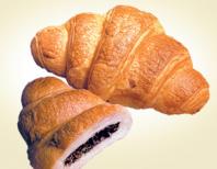 Croissant with olives