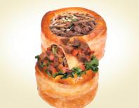 Vol au vent (meat and nuts)